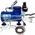 Paasche TG-100D Double Action Gravity Feed Airbrush and Compressor 655TG100D